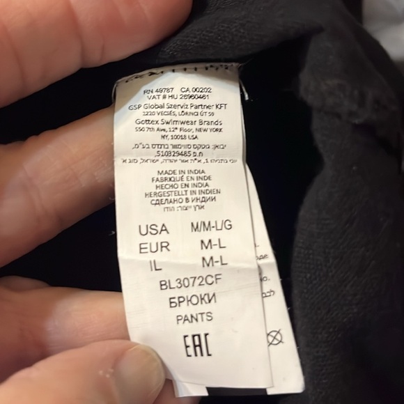 NWT GOTTEX BEACH LIFE BERMUDA COVER UP SHORTS size M-L - Picture 3 of 6